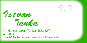 istvan tanka business card